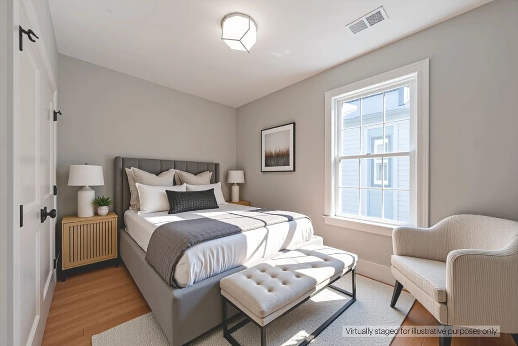 Bedroom, Interior, Wood Texture Flooring