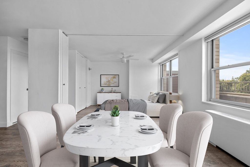 Dining room, Interior, Wood Texture Flooring