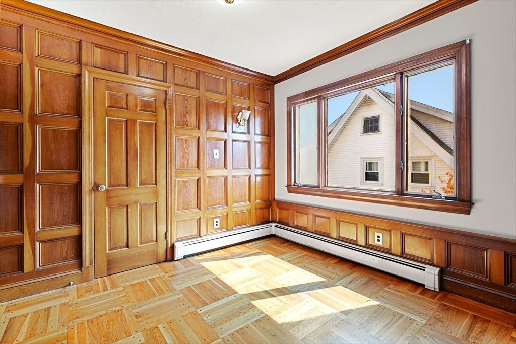 Empty room, Interior, Wood Texture Flooring, Wooden Walls