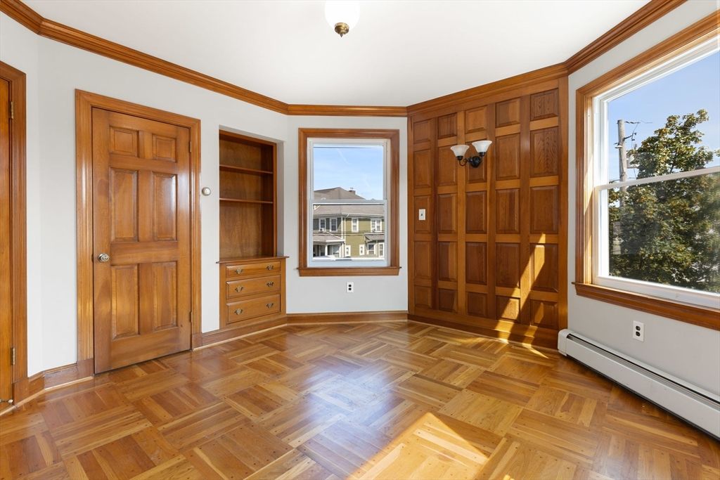 Empty room, Interior, Wood Texture Flooring, Wooden Walls