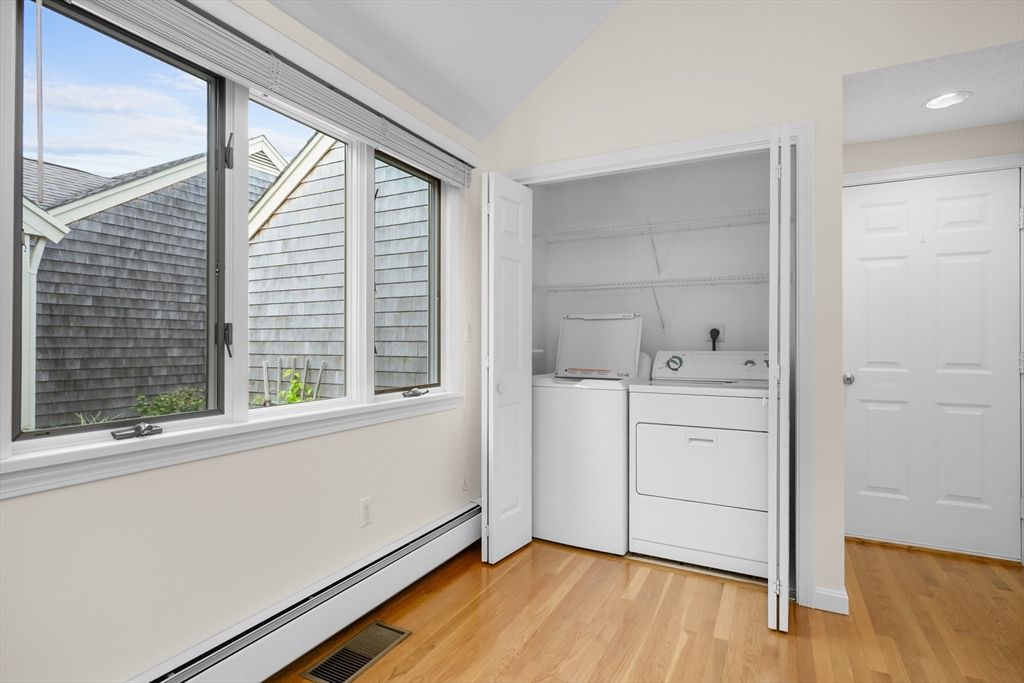 Interior, Recessed Lighting, Utility Closets, Washer, Wood Texture Flooring