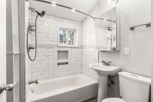 Bathroom, Glass Shower, Interior