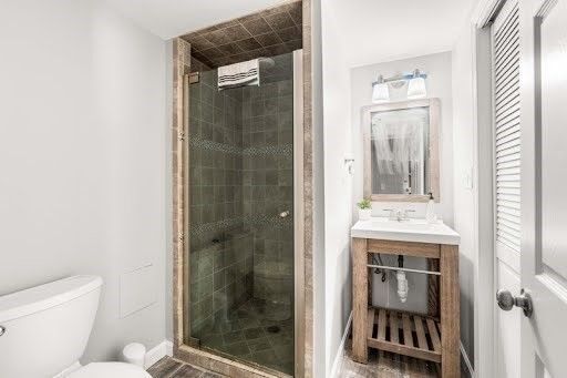 Bathroom, Glass Shower, Interior