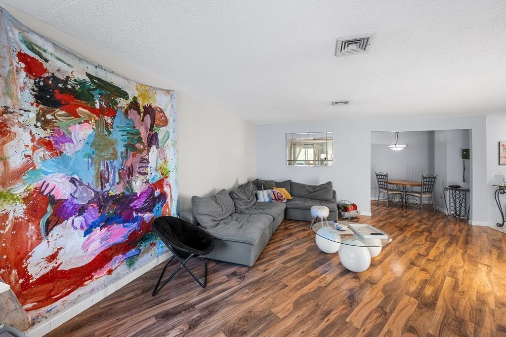 Dining room, Interior, Living room, Pendant Lights, Wood Texture Flooring
