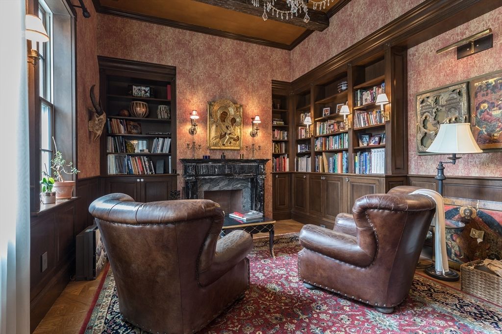 Fireplace, Interior, Wood Texture Flooring