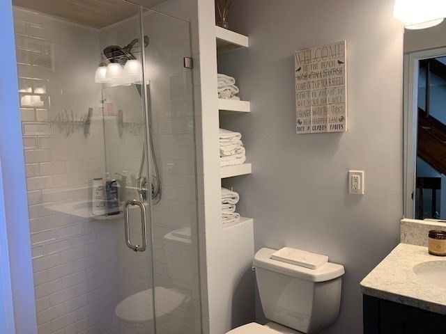 Bathroom, Glass Shower, Interior