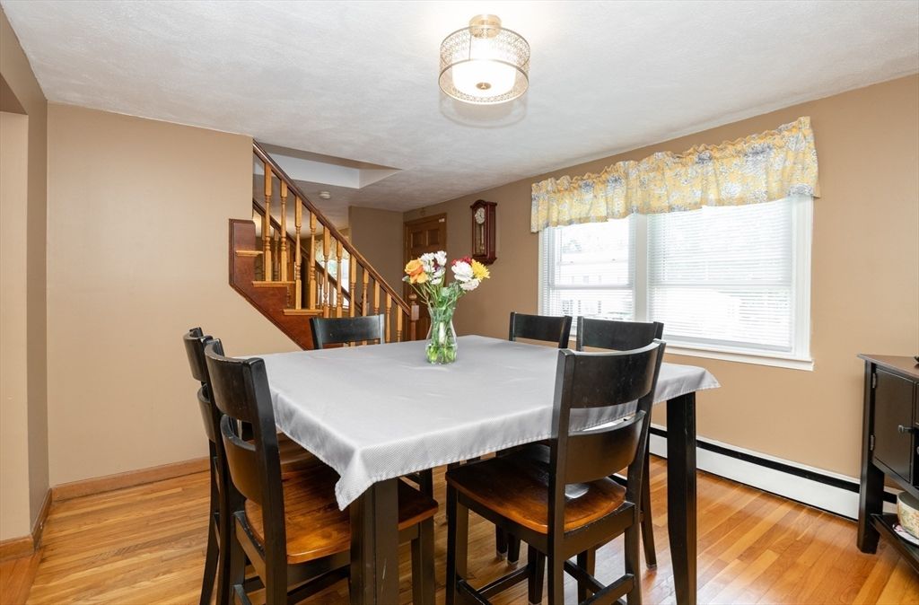 Dining room, Interior, Wood Texture Flooring