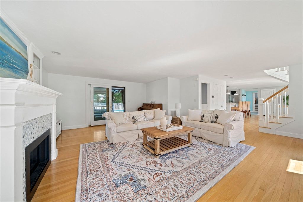 Fireplace, Interior, Living room, Wood Texture Flooring