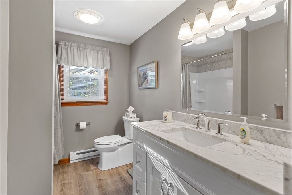 Bathroom, Interior, Wood Texture Flooring
