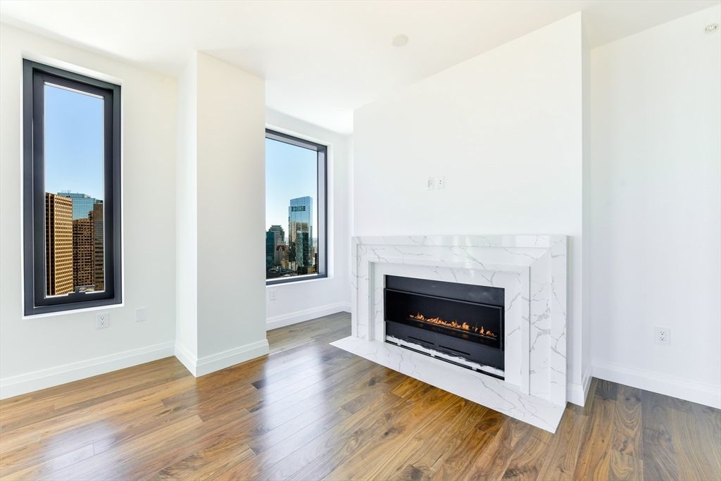 Fireplace, Interior, Wood Texture Flooring