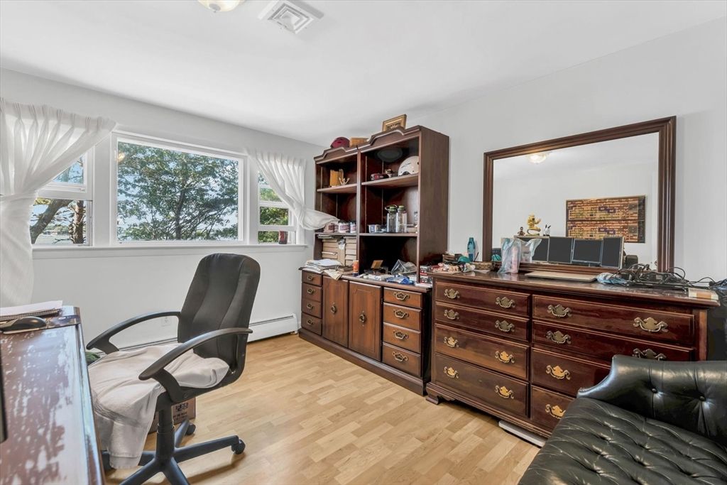Home Office, Interior, Wood Texture Flooring