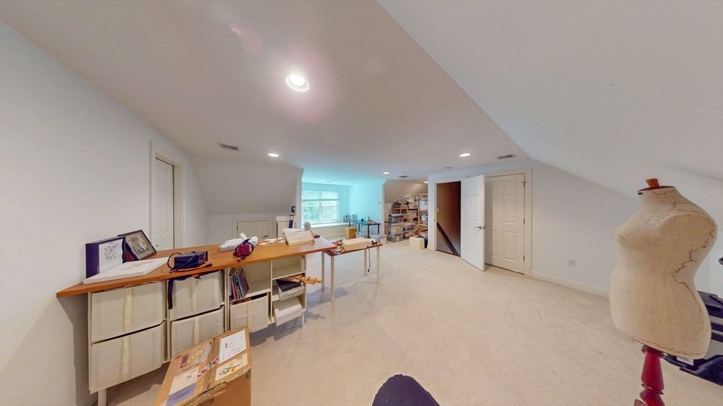 Home Office, Interior, Recessed Lighting