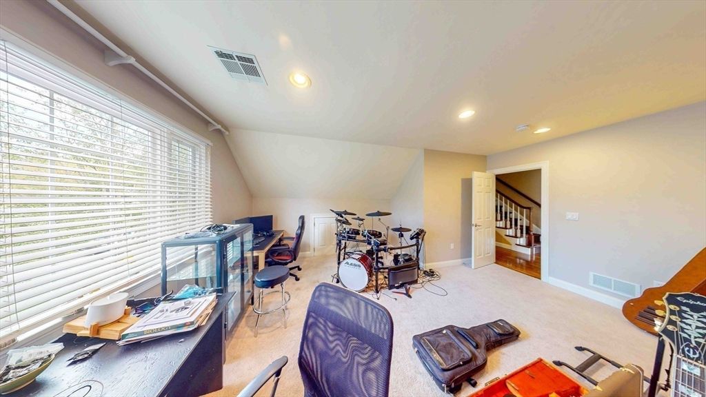 Home Office, Interior, Recessed Lighting