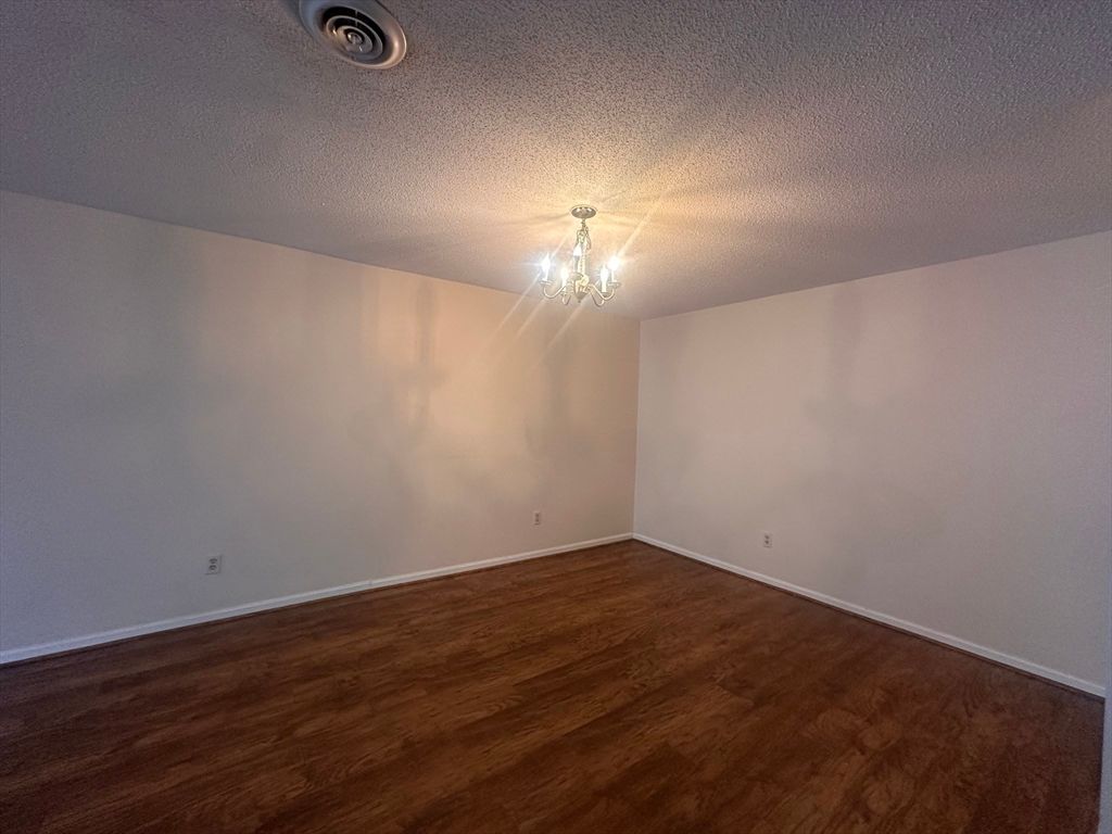 Chandelier, Empty room, Interior, Wood Texture Flooring