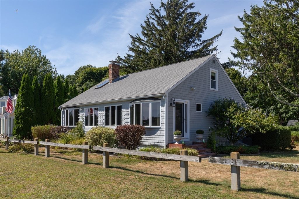 Backyard, Exterior, Facade, Solar Panels, Cape Cod