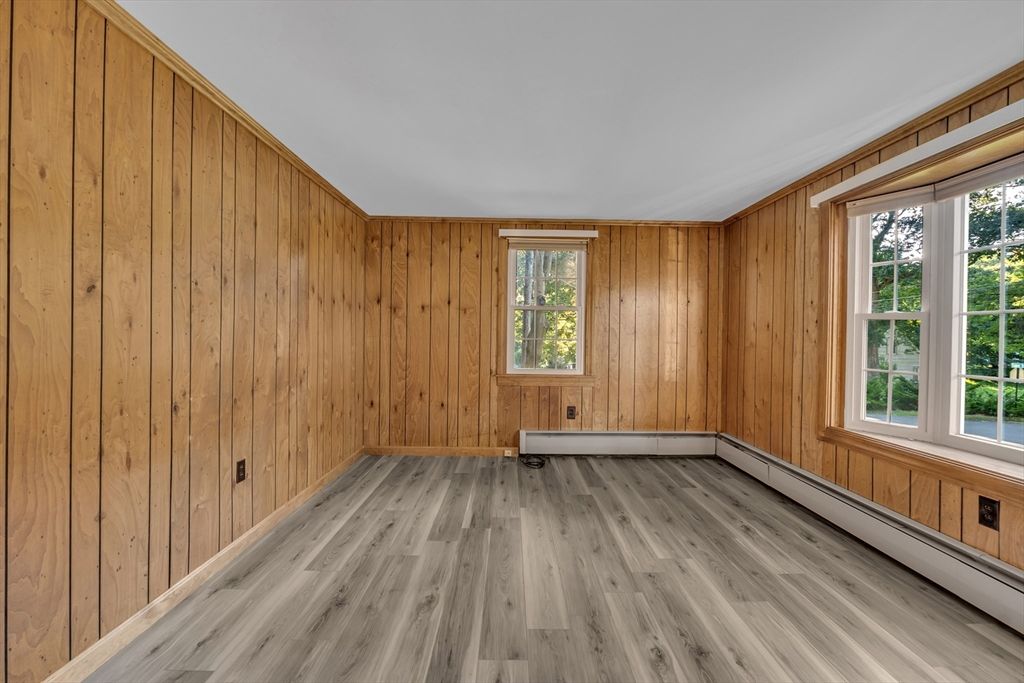 Empty room, Interior, Wood Texture Flooring, Wooden Walls