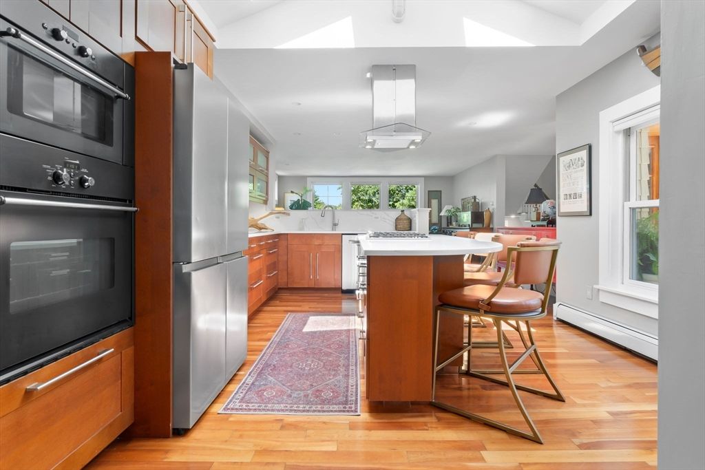 Interior, Kitchen, Wood Texture Flooring