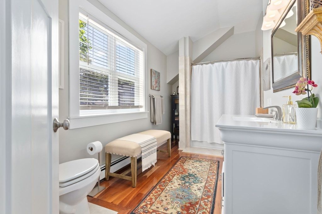 Bathroom, Interior, Wood Texture Flooring