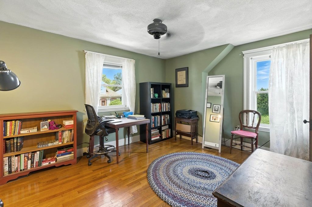 Home Office, Interior, Wood Texture Flooring