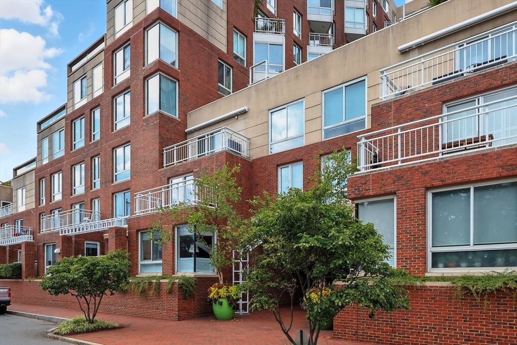 Exterior, Facade, Brick Facade, Condo Building