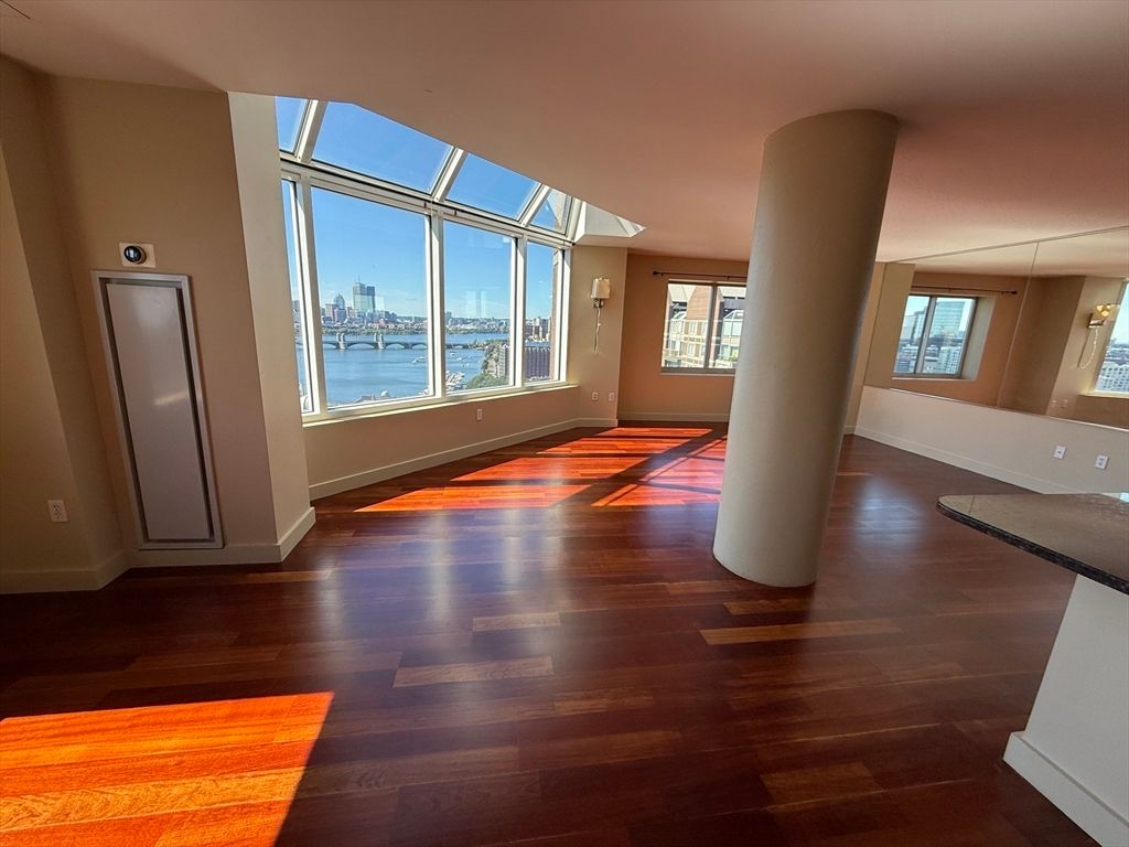 Empty room, Interior, Water, Wood Texture Flooring