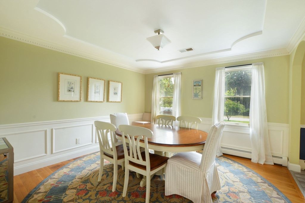 Dining room, Interior, Wood Texture Flooring