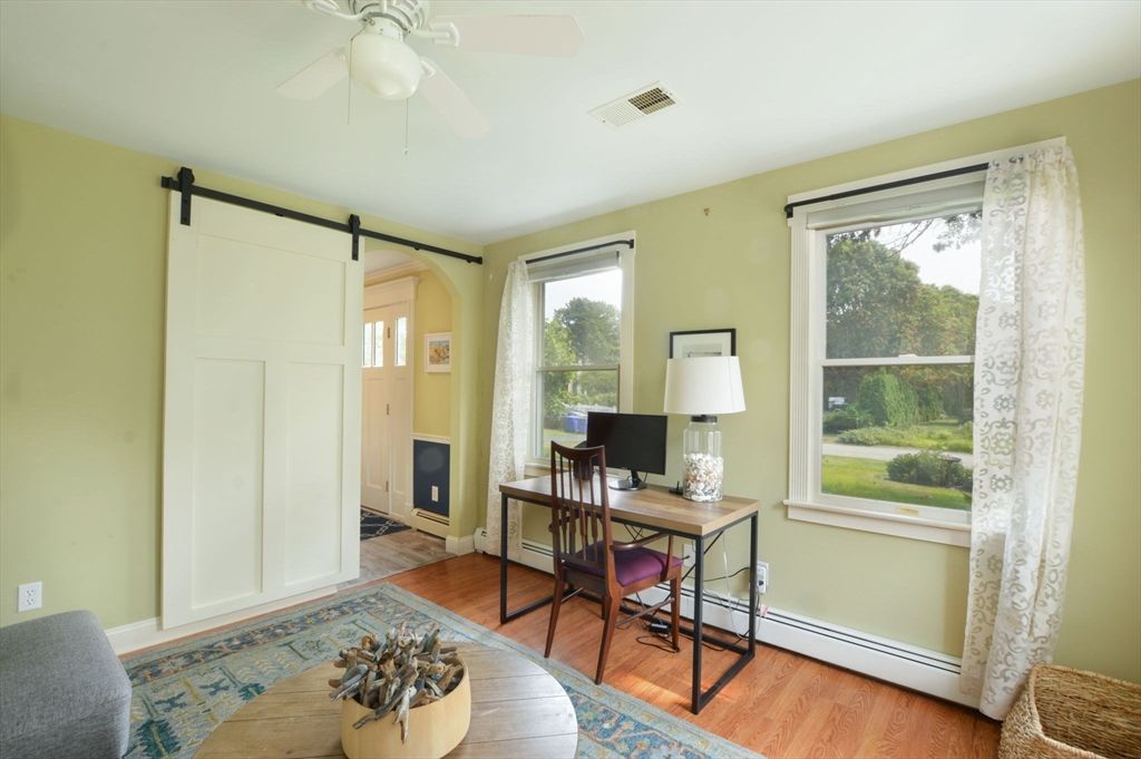 Home Office, Interior, Wood Texture Flooring