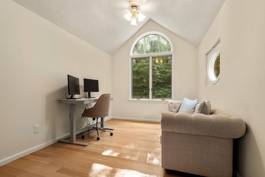 Home Office, Interior, Wood Texture Flooring