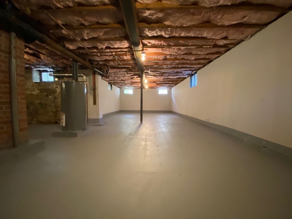 Interior, Stone Walls, Wooden Beams