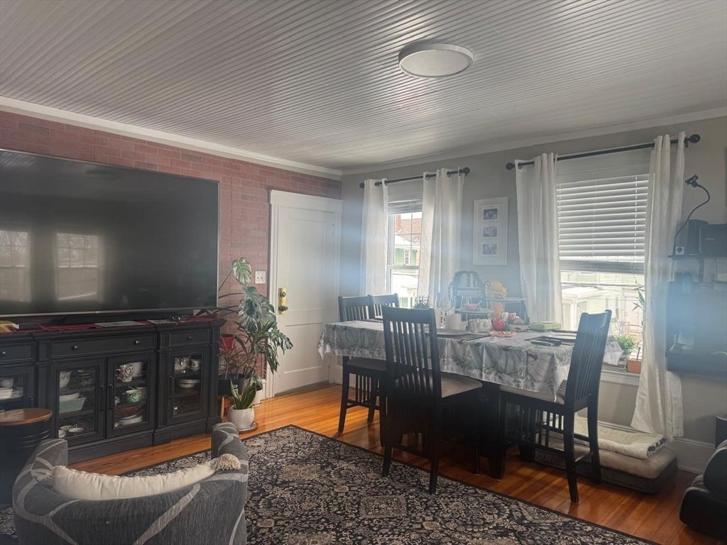 Dining room, Interior, Wood Texture Flooring