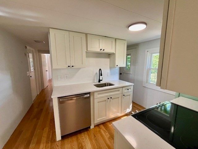 Interior, Kitchen, Wood Texture Flooring