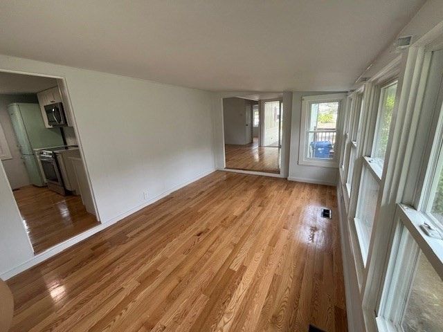 Empty room, Interior, Kitchen, Wood Texture Flooring
