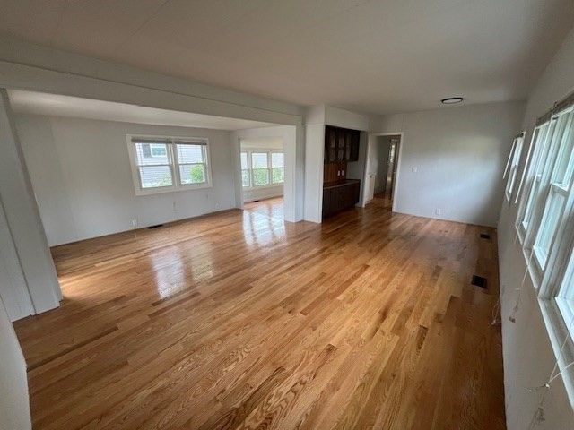 Empty room, Interior, Wood Texture Flooring