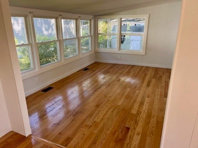 Empty room, Interior, Wood Texture Flooring