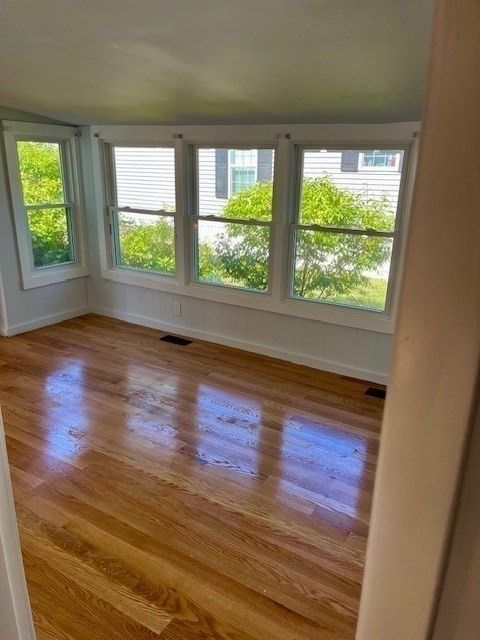 Empty room, Interior, Wood Texture Flooring