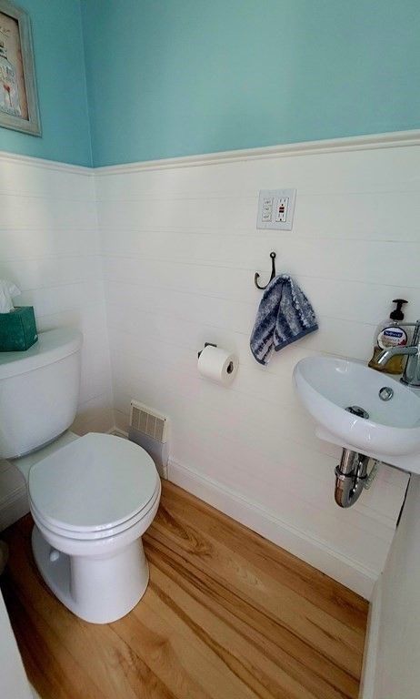 Bathroom, Interior, Wood Texture Flooring