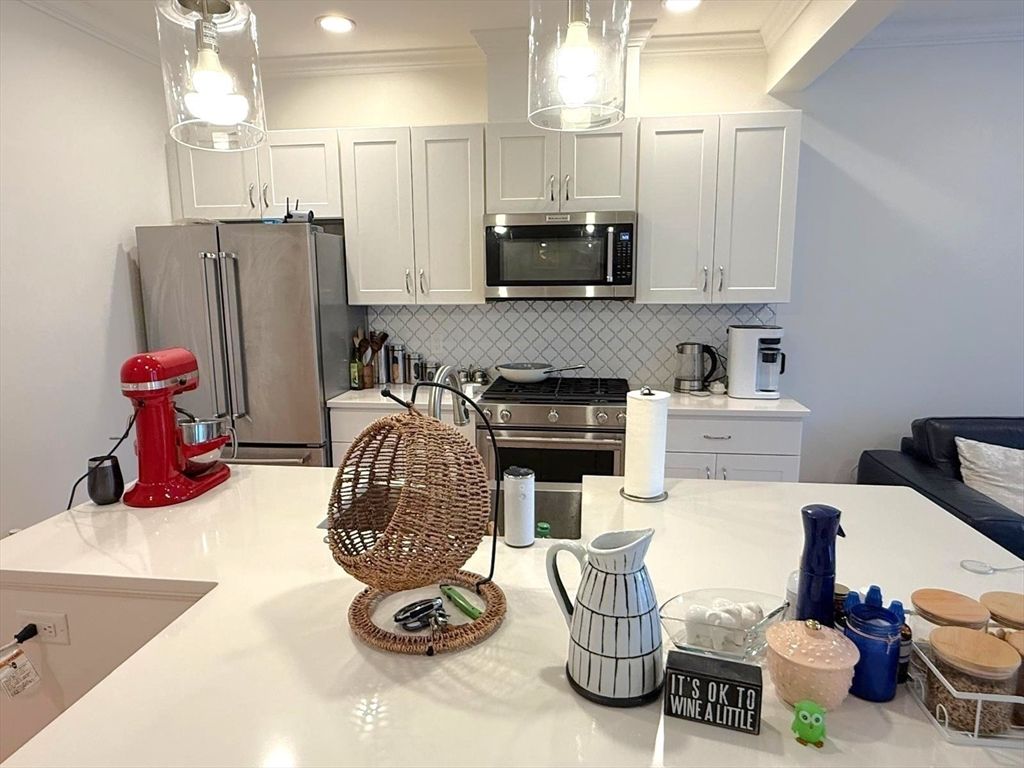 Interior, Kitchen, Recessed Lighting, Stainless Steel Appliances