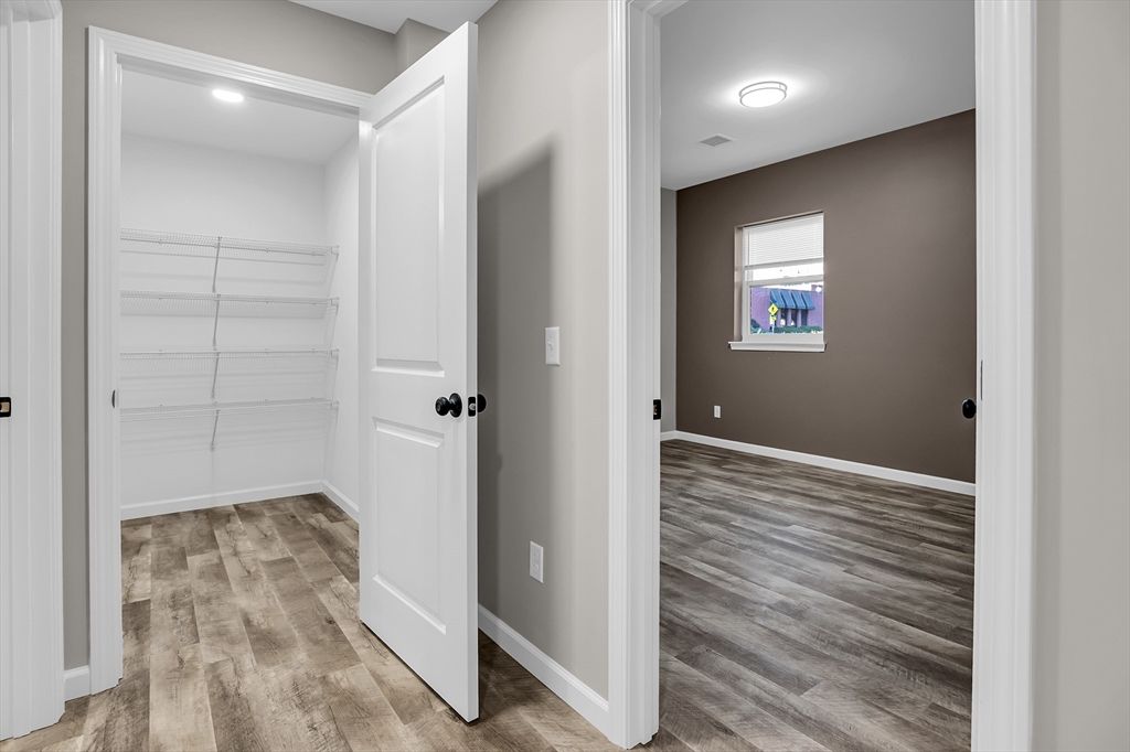 Interior, Recessed Lighting, Walk-in Closets, Wood Texture Flooring
