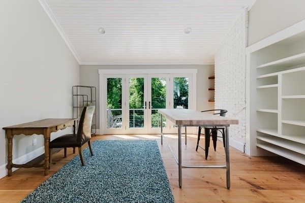 Home Office, Interior, Wood Texture Flooring