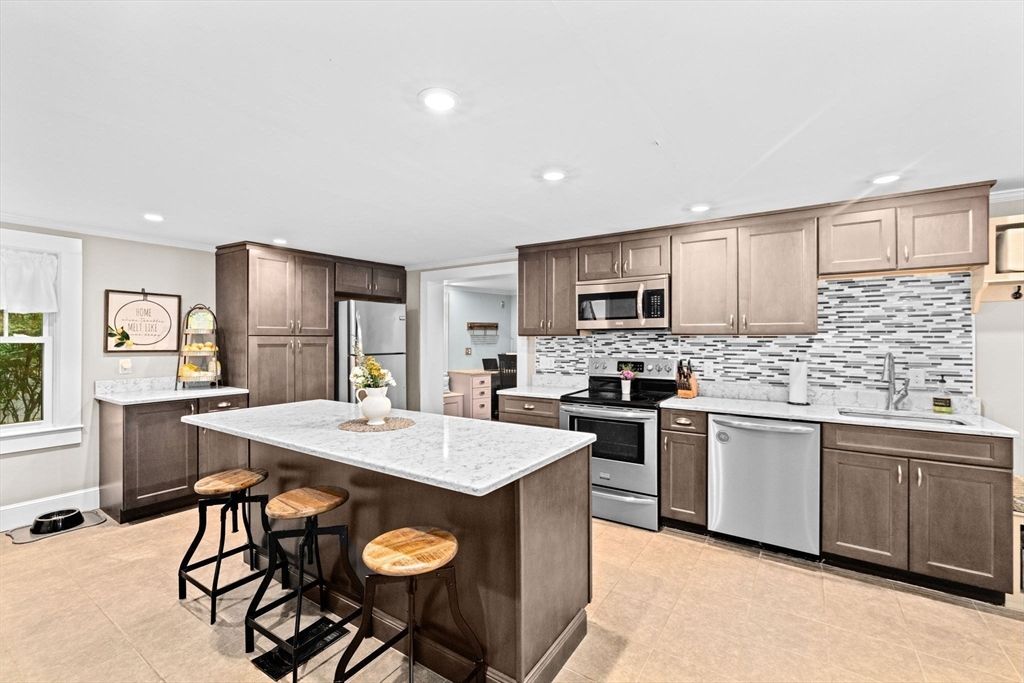 Interior, Kitchen, Recessed Lighting, Stainless Steel Appliances