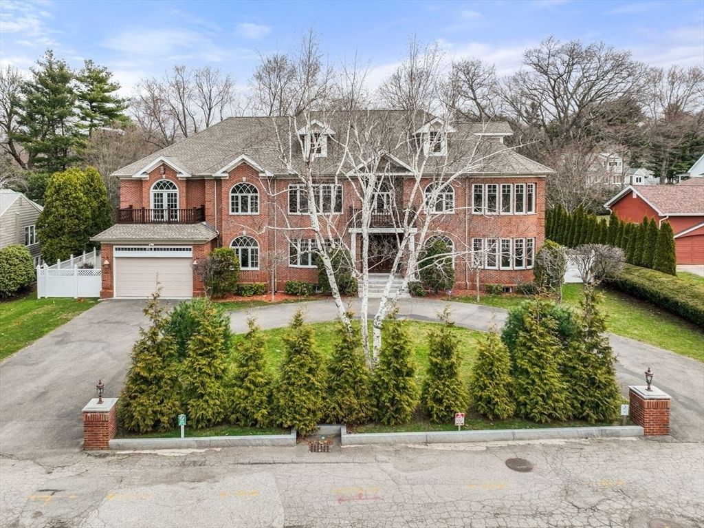 Attached, Exterior, Facade, Brick Facade, French Provincial