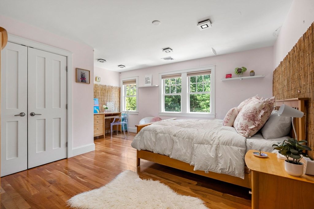Bedroom, Interior, Wood Texture Flooring