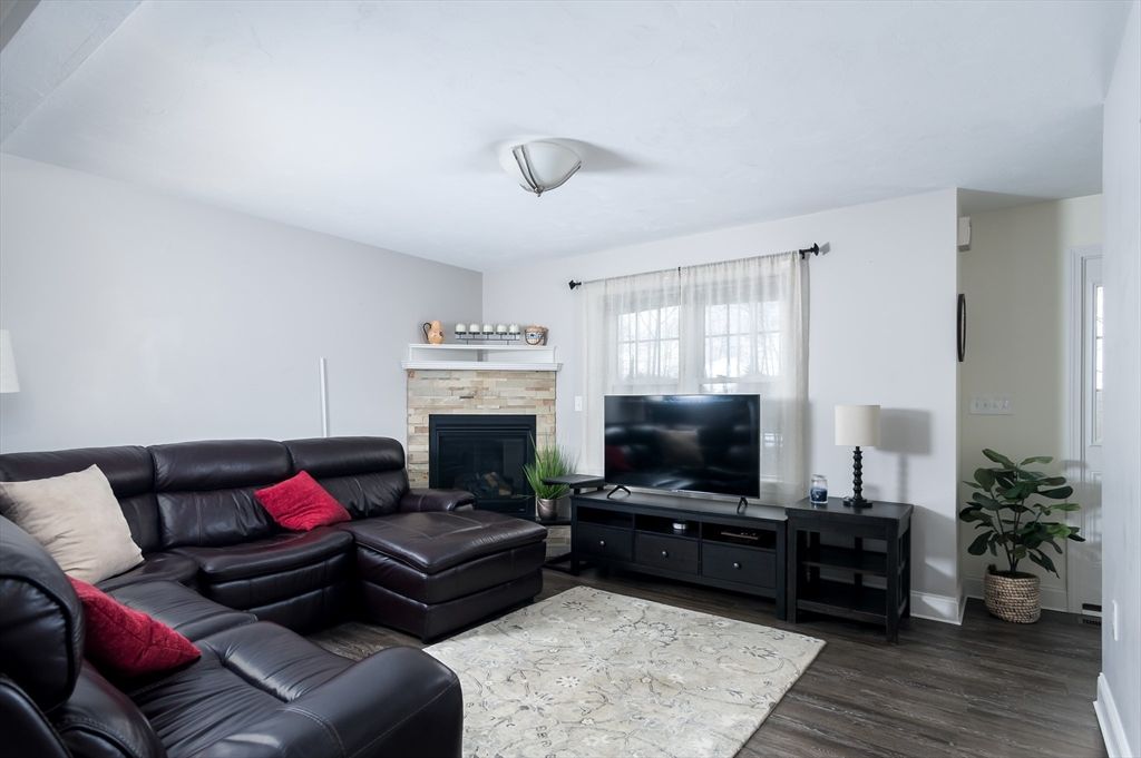 Fireplace, Interior, Living room, Wood Texture Flooring