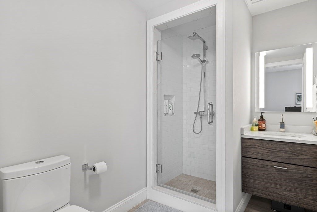 Bathroom, Glass Shower, Interior