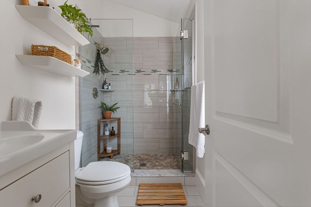Bathroom, Glass Shower, Interior, Marble