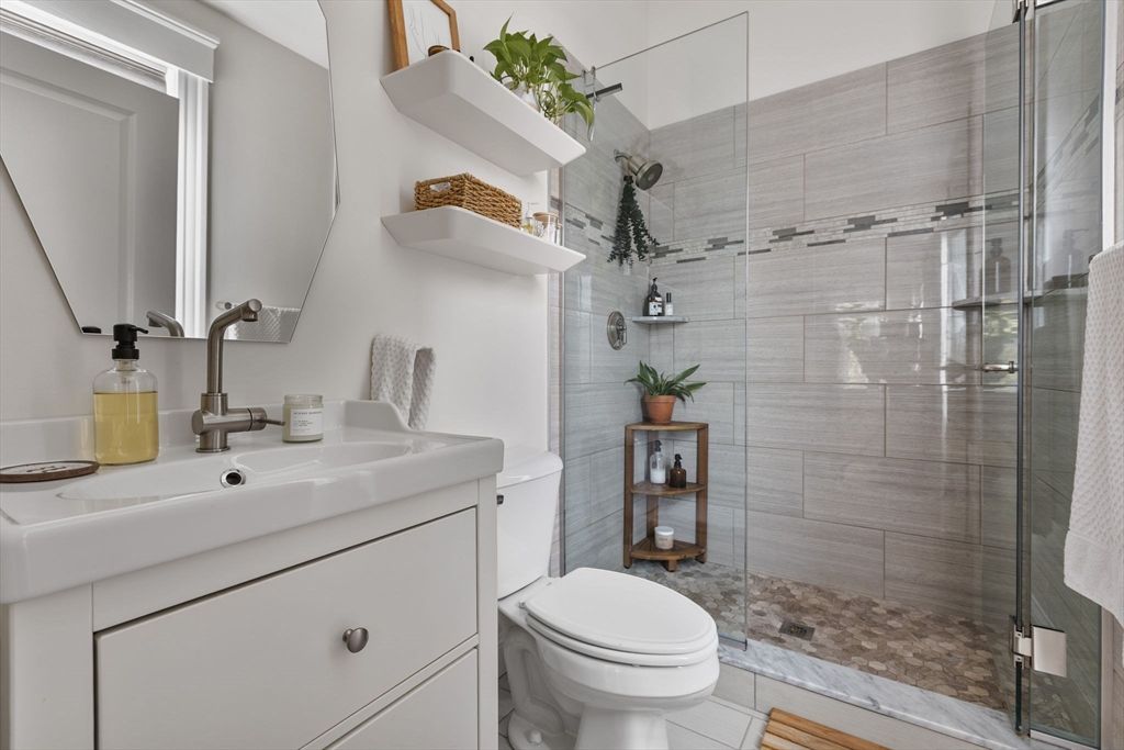 Bathroom, Glass Shower, Interior