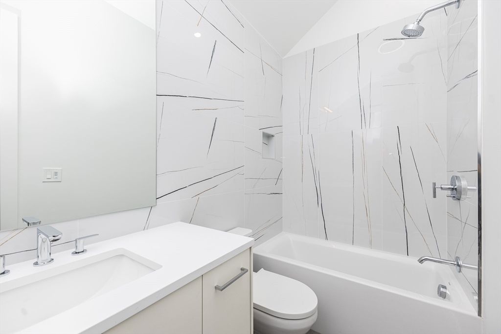 Bathroom, Glass Shower, Interior, Marble Walls