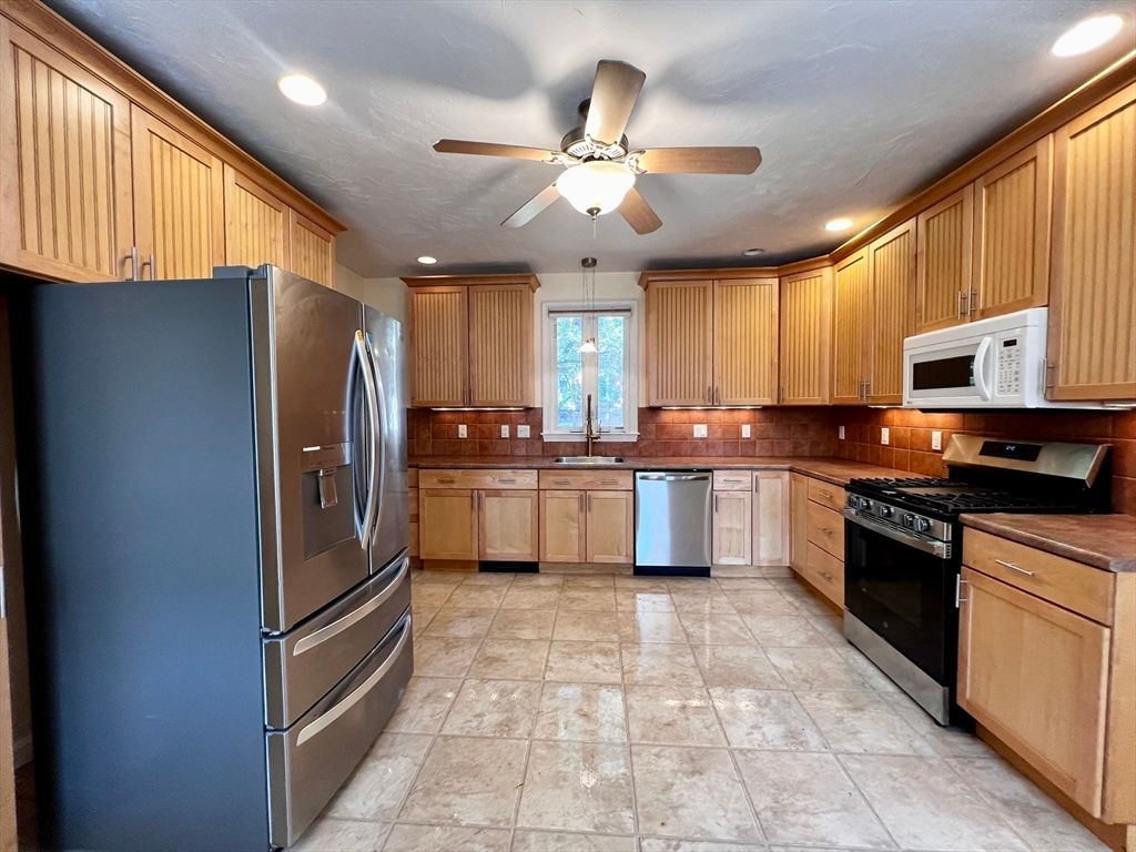 Interior, Kitchen, Recessed Lighting, Stainless Steel Appliances
