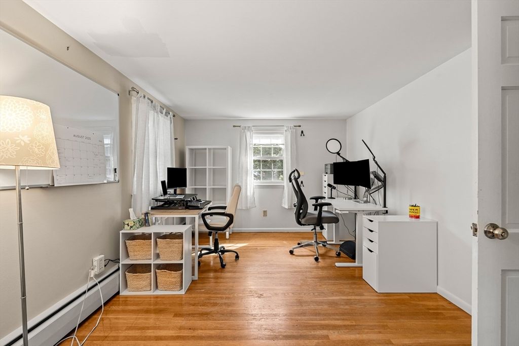 Home Office, Interior, Wood Texture Flooring