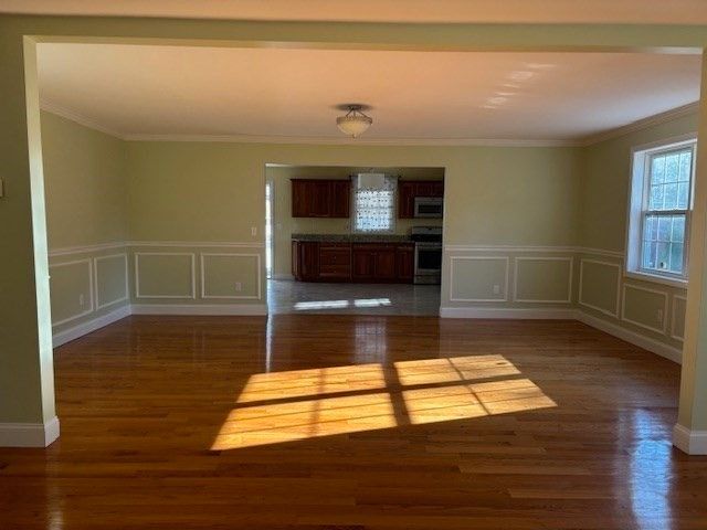 Empty room, Interior, Kitchen, Wood Texture Flooring